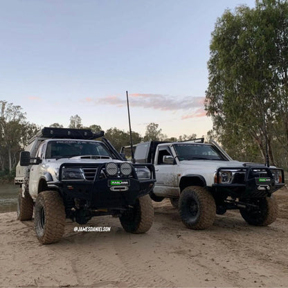 Raslarr Azza Hooped Bull Bar for Nissan Patrol GU