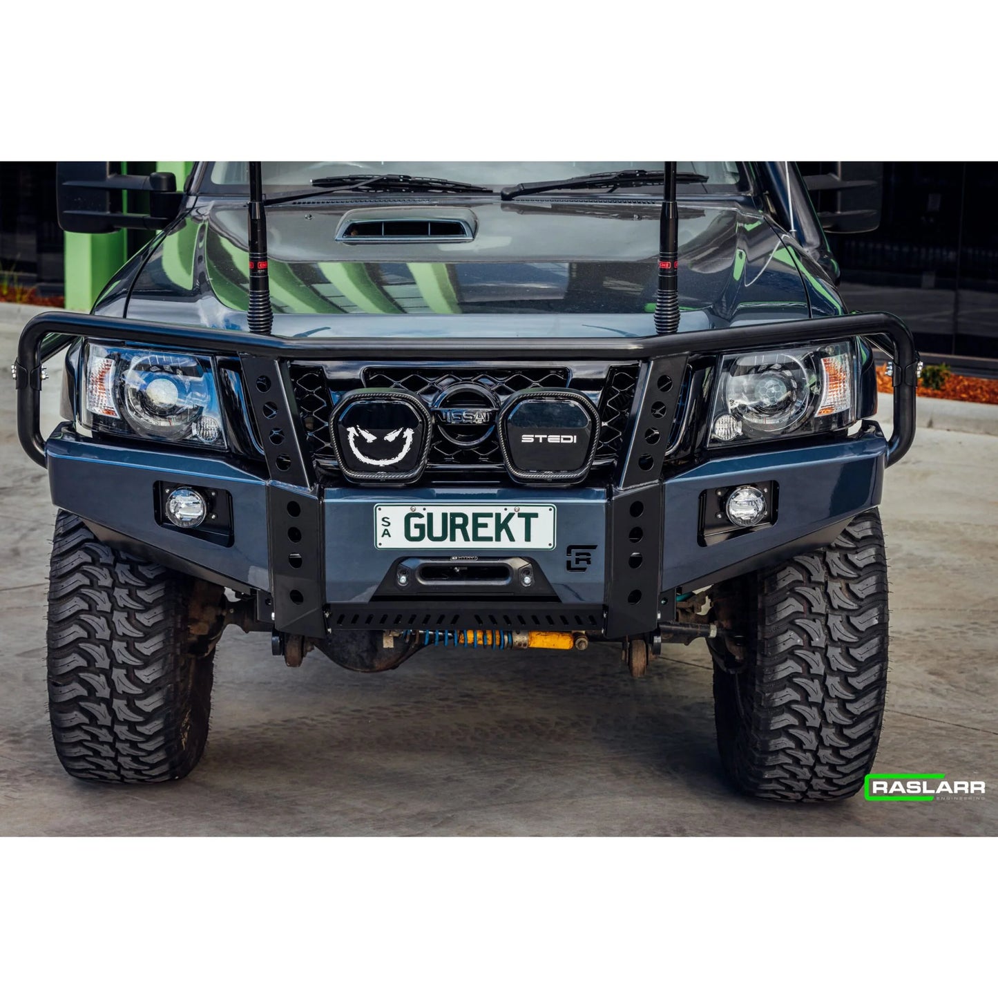 Raslarr Dallas Bull Bar for Nissan Patrol GU Series 4