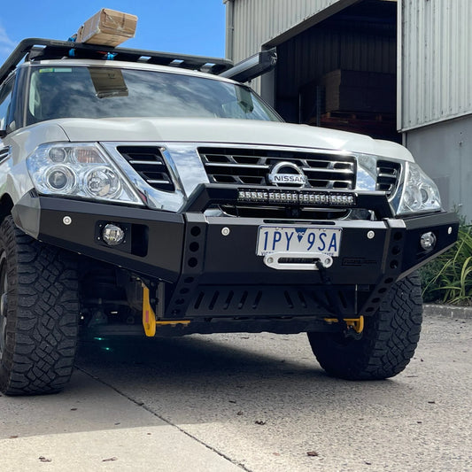 Raslarr Winter Low Line Bull Bar for Nissan Patrol Y62 Series 1-4