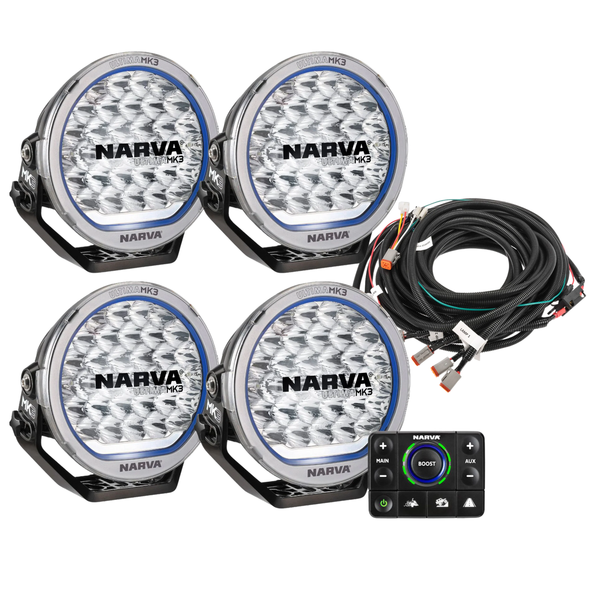 Narva ULTIMA MK3 215 LED Driving Lights Kit – Hybrid Beam