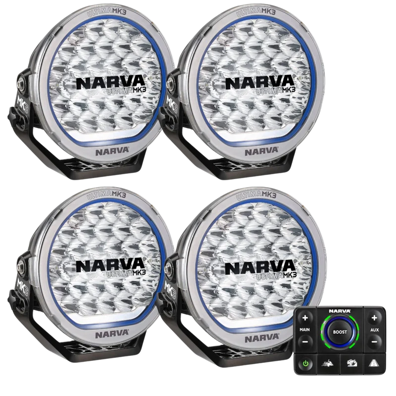 Narva ULTIMA MK3 215 LED Driving Lights Kit – Hybrid Beam