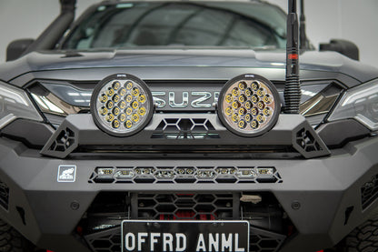 Offroad Animal Rally Hoop to suit Bars with 8 Degree Top face with Offroad Animal Butt Kicker Lights