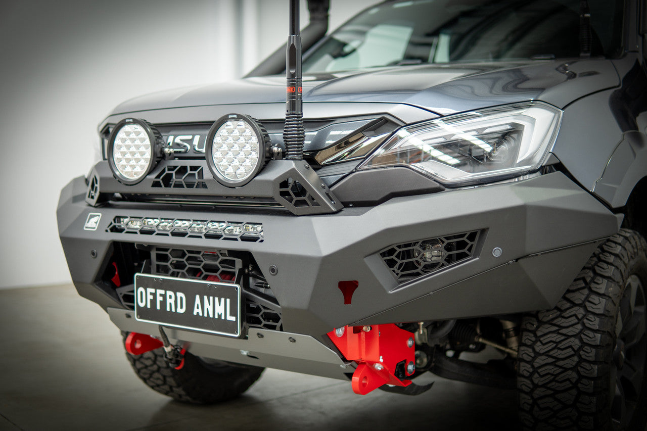 Offroad Animal Rally Hoop to suit Bars with 8 Degree Top face with Offroad Animal Butt Kicker Lights