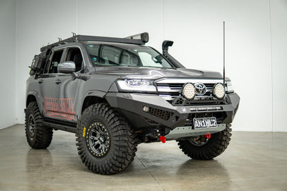 Offroad Animal Rally Hoop to suit Predator Bar for Toyota LandCrusier 300 Series style with 9" Arse Kicker lights