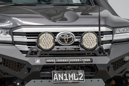 Offroad Animal Rally Hoop to suit Predator Bar for Toyota LandCrusier 300 Series style with 9" Arse Kicker lights