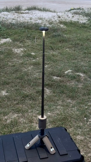 Outask Telescopic Magnetic LED Camp Light - Military Green