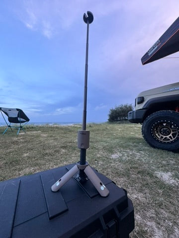 Outask Telescopic Magnetic LED Camp Light - Military Green