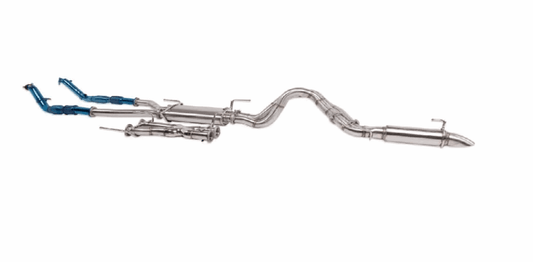 Twin 3″ into Single 4″ Exhaust for Toyota 200 Series 4.5L Landcruiser: 11/2007 – 09/2015