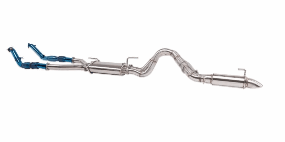 Twin 3″ into Single 4″ Exhaust for Toyota 200 Series 4.5L Landcruiser: 11/2007 – 09/2015