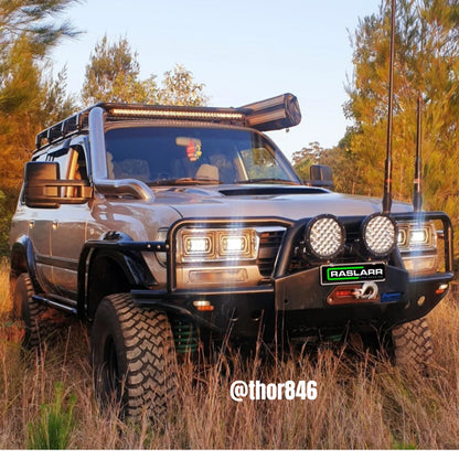 Raslarr Azza Bull Bar (new hoops) for Toyota LandCruiser 80 Series (1990-1997)