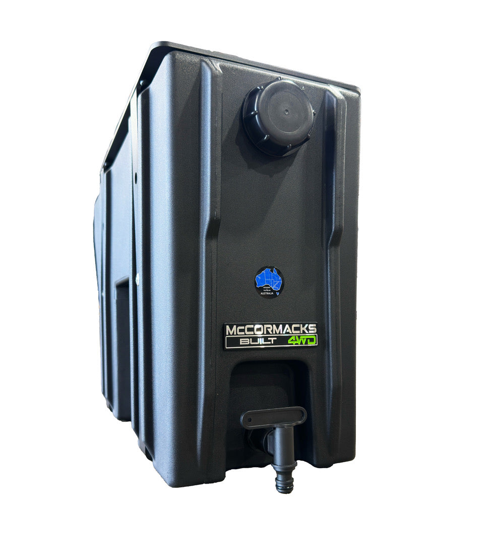 McCormacks 4WD 30L Water Tank (Under Tray) with 12v Pump