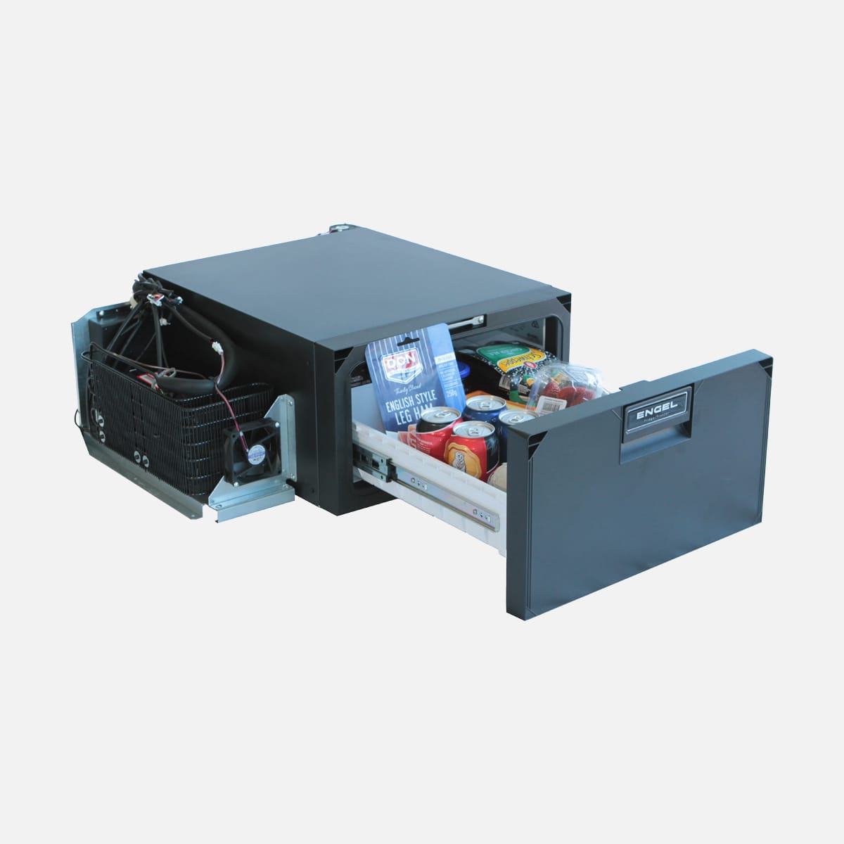 Engel Drawer Fridge 30 litre – Left Mount