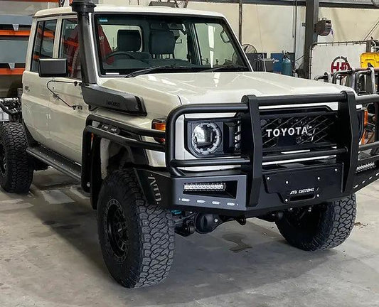 ATD 2-Post Bull Bar Facelift with Side Steps & Rails for Toyota LandCruiser