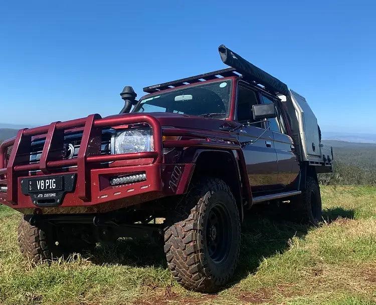 ATD 3-Post Bull Bar with Side Steps & Rails for Toyota LandCruiser