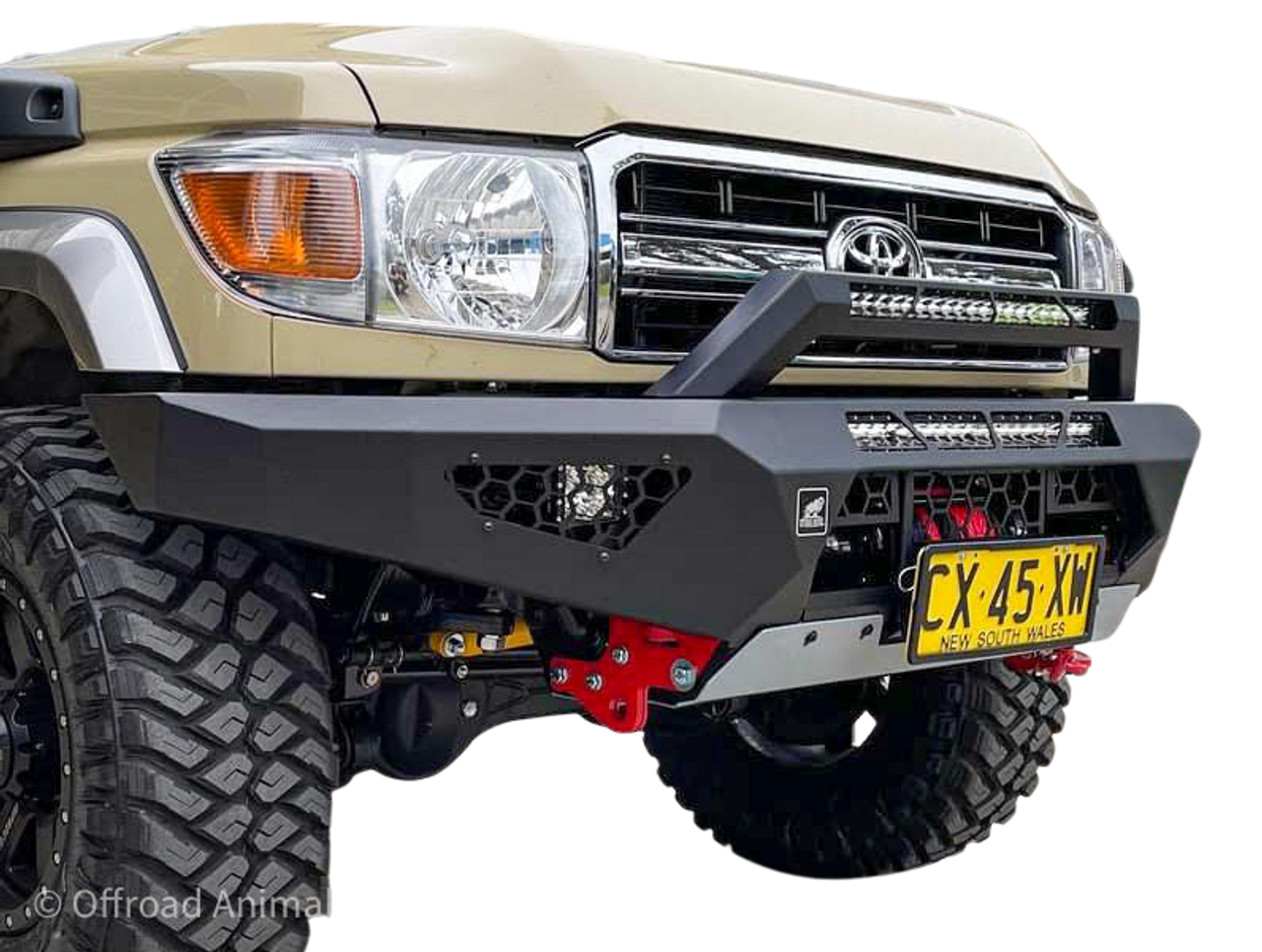 Offroad Animal Predator Bull Bar for Toyota LandCruiser 79 Series Single cab 2017-2023