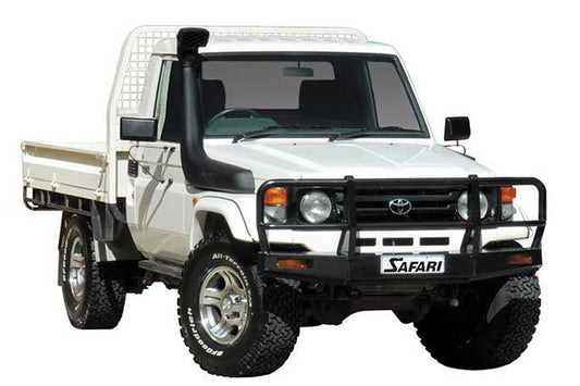 Safari 4X4 Snorkel for the Toyota 71, 73, 75, 78 & 79 series Narrow Front Landcruiser 01/1985 - 03/2007 4.2L Diesel 1HZ, 1HD-FTE (Factory Snorkel Replacement)